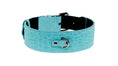 Load image into Gallery viewer, Turquoise Blue Distressed Italian Leather Classic Collar
