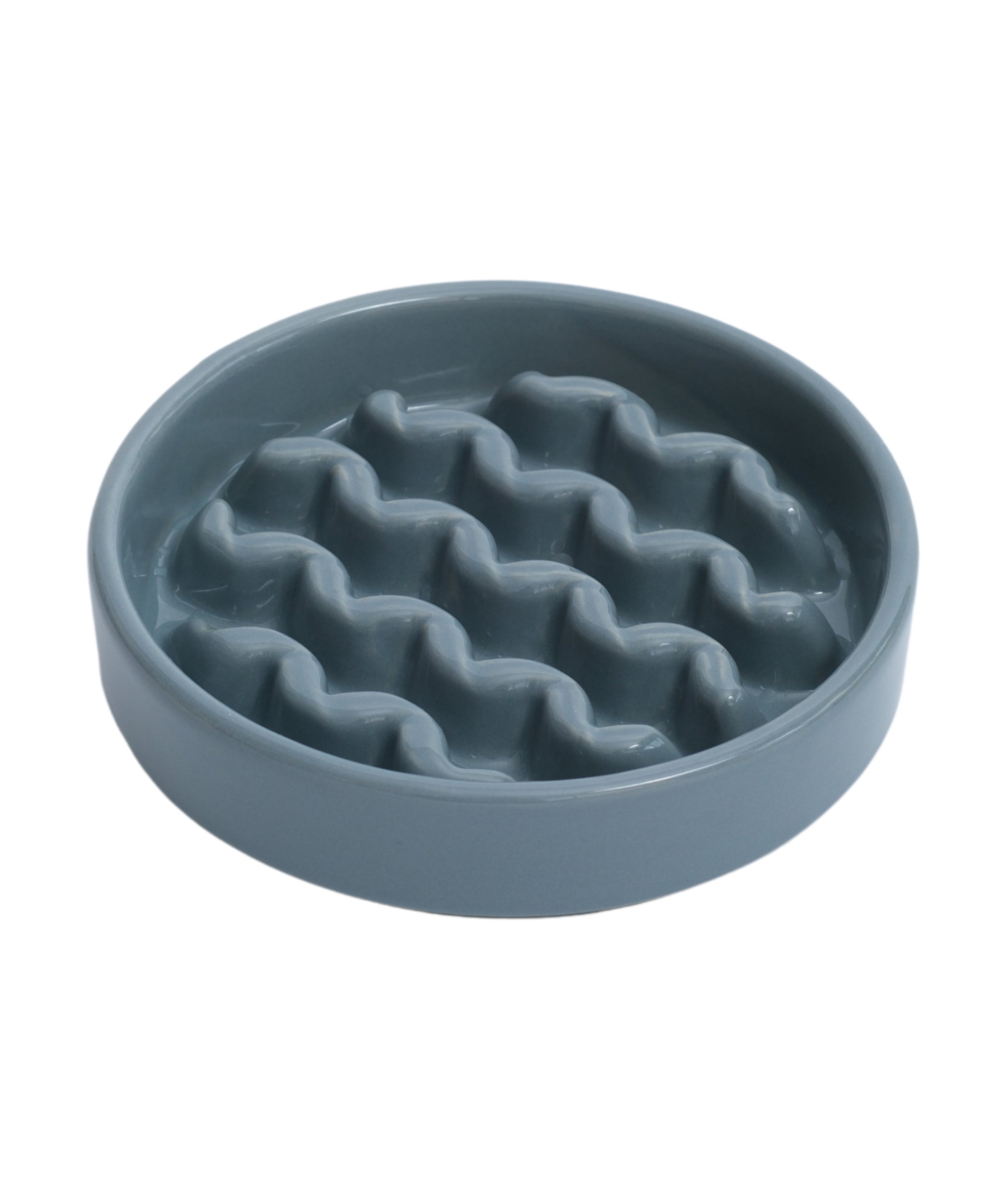[Macaroni] Slow Feeder Dog Bowls - Yellow / Frozen Blue / Purple
