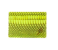 Load image into Gallery viewer, Neon Green Viper Snake Card Wallet
