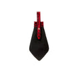 Load image into Gallery viewer, Red & Black Viper Snake Tie, Backed With Italian Leather & Swarovski Crystal Closure

