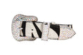 Load image into Gallery viewer, Zebra Print Hair On Hide Italian Leather With Swarovski Crystal Hardware
