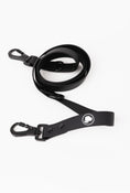 Load image into Gallery viewer, Black dog leash from The Modern Dog Company by Southlake Paws, featuring a sleek design and sturdy clips.
