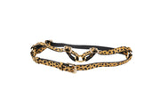 Leopard Print Italian Leather Harness