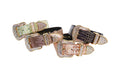 Load image into Gallery viewer, Embossed Croc Italian Leather/Swarovski Crystals Collars. Set Of 4

