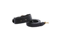Load image into Gallery viewer, Classic Black Italian Leather Collar & Leash Set
