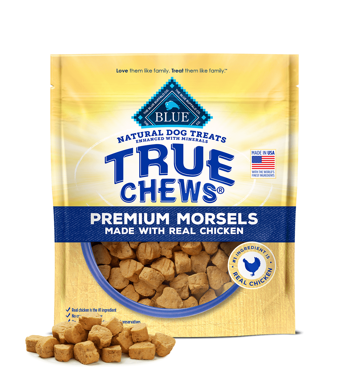 Blue Buffalo True Chews Morsels Chicken Dog Treats (11oz) 