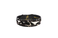 Load image into Gallery viewer, Brown, White, Black Hair On Hide Italian Leather Collar With 3 Piece Italian Hardware
