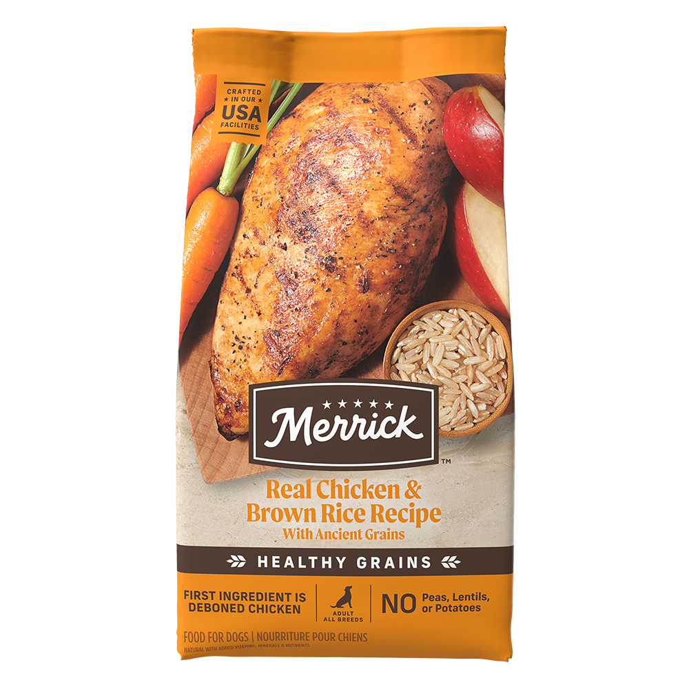Merrick Classic Healthy Grains Chicken and Brown Rice Dry Dog Food 