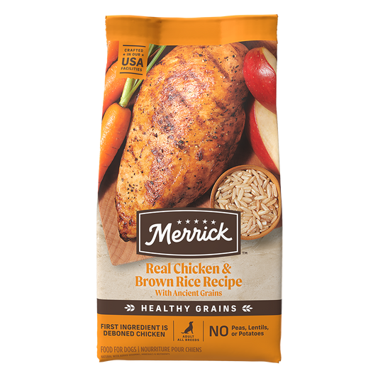 Merrick Classic Healthy Grains Chicken and Brown Rice Dry Dog Food 