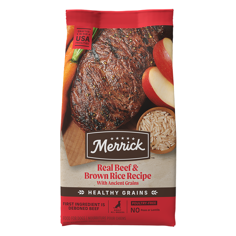 Merrick Classic Healthy Grains Beef and Brown Rice Dry Dog Food 