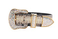 Load image into Gallery viewer, Off White/Black Snake With Gold Swarovski Crystal Hardware Collar & Leash Set
