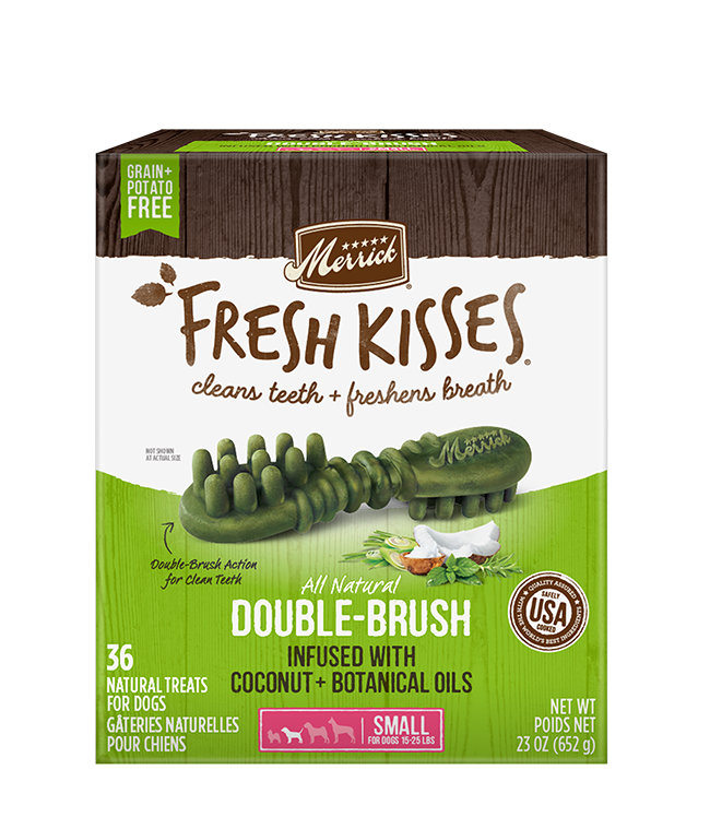 Merrick Fresh Kisses Coconut Dental Treats For Small Dogs (23oz) (36Ct) 