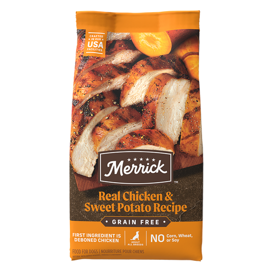 Merrick Grain Free Adult Chicken and Sweet Potato Dog Dry Food 