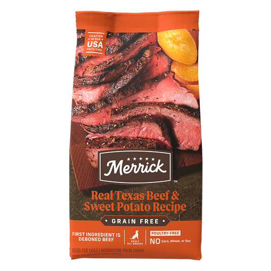 Merrick Grain Free Adult Beef and Sweet Potato Dog Dry Food 