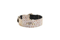 Load image into Gallery viewer, Silver/Bronze/Gold Italian Leather Embossed Croc Classic Collar
