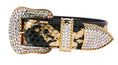 Load image into Gallery viewer, Black/Gold Custom Snake Swarovski Crystal Collar
