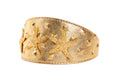Load image into Gallery viewer, Gold Studded Italian Leather With
