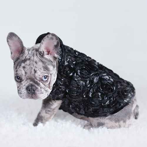 Hello Doggie Victorian Dog Coat Faux Fur Handmade Handmade in the USA Coats