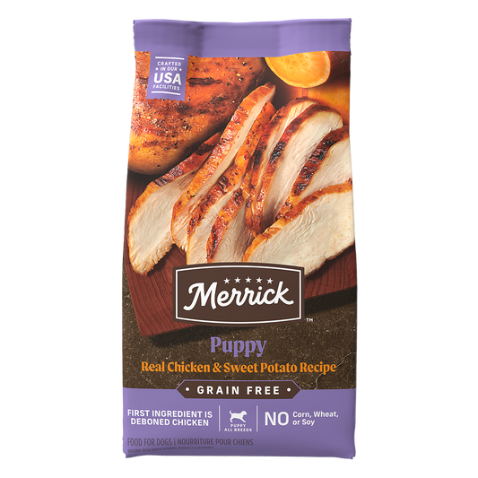 Merrick Grain Free Puppy Chicken and Sweet Potato Dog Dry Food 