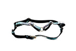 Green, Blue, Black, Red Embossed Snake Italian Leather Harness
