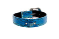 Load image into Gallery viewer, Blue & Turquoise Snake Collar With Silver Swarovski Crystal Hardware
