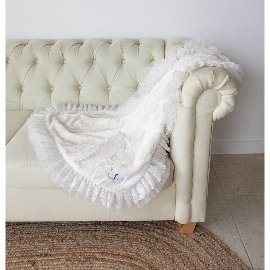 Romantic Satin Handmade blanket - Luxury Dog Bed from Southlake Paws