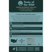 Taste of the Wild Adult Appalachian Venison and Garbanzo Beans Small Breed Canine Food 