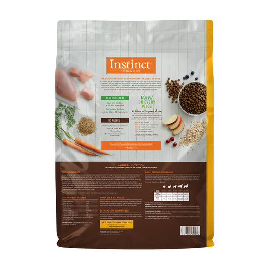 Instinct Adult Be Natural Chicken and Brown Rice Dry Dog Food (25lb) 