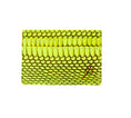 Load image into Gallery viewer, Neon Green Viper Snake Card Wallet
