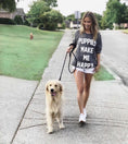 Load image into Gallery viewer, Puppies Make Me Happy Acid Wash Sweatshirt | Gifts for Dog Lovers
