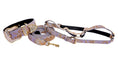 Load image into Gallery viewer, Light Purple Velvety Hair On Hide Italian Leather Swarovski Crystal Collar, Leash, Harness Set
