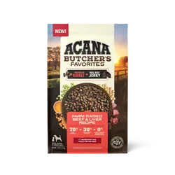 Acana Adult Grain Free Butcher's Favorites Beef and Liver Dog Food The Family Pet