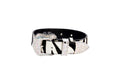 Load image into Gallery viewer, Zebra Print Hair On Hide Italian Leather With Swarovski Crystal Hardware
