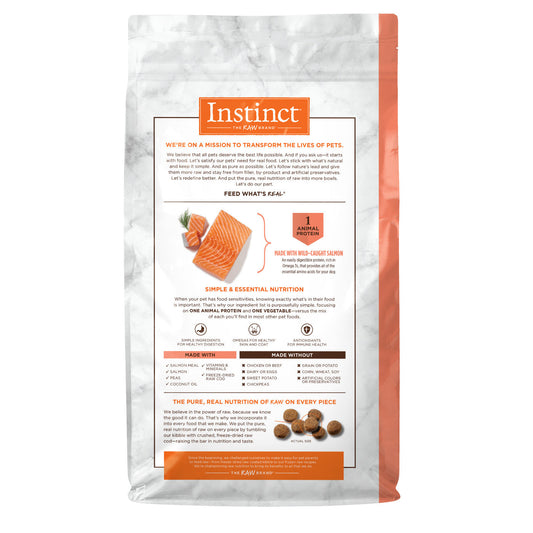 Instinct Adult Limited Ingredient Grain Free Salmon Dry Dog Food (20lb) 