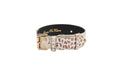 Load image into Gallery viewer, Silver/Bronze/Gold Italian Leather Embossed Croc Classic Collar
