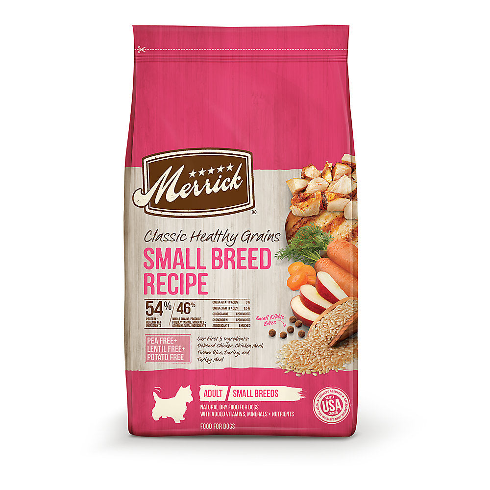 Merrick Classic Healthy Grains Small Breed Chicken and Brown Rice Dry Dog Food (4lb) 