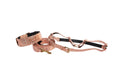 Load image into Gallery viewer, Copper Embossed Croc Italian Leather With Classic Collar, Leash & Harness
