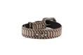 Load image into Gallery viewer, Grey Snake Print Hair On Hide Italian Leather Collar With Swarovski Hardware

