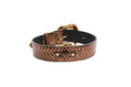 Load image into Gallery viewer, Bronze Gold Snake/Swarovski Crystal Collar
