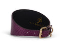 Load image into Gallery viewer, Eggplant Purple Snake 3” Wide Style
