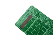 Croc Card Wallet with Zipper