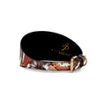 Load image into Gallery viewer, Butterfly Print Italian Leather 3” Wide Style Collar
