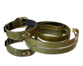 Load image into Gallery viewer, Luxury Pet Fashion Olive Snakeskin Collar & Leash Set
