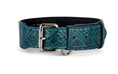 Load image into Gallery viewer, Teal and Black Snake Classic Collar
