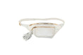 Load image into Gallery viewer, Pearl White Italian Leather/Pearl White Tilapia Fanny
