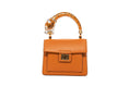 Load image into Gallery viewer, Tiger Bag With Orange Italian Leather
