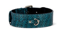 Load image into Gallery viewer, Teal and Black Snake Classic Collar
