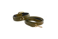 Load image into Gallery viewer, Olive Green Snake Collar & Leash Set
