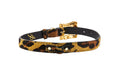 Load image into Gallery viewer, Leopard Print Hair On Hide Italian Leather Collar With Ornate Italian Hardware
