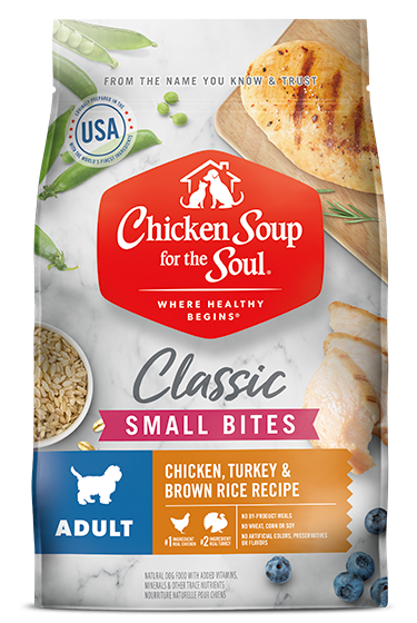 Chicken Soup Adult Chicken, Turkey and Brown Rice Small Bites Dog Food 